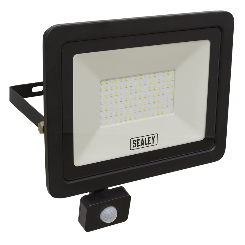 Sealey LED115PIR 100W SMD LED Extra Slim Floodlight with PIR Sensor