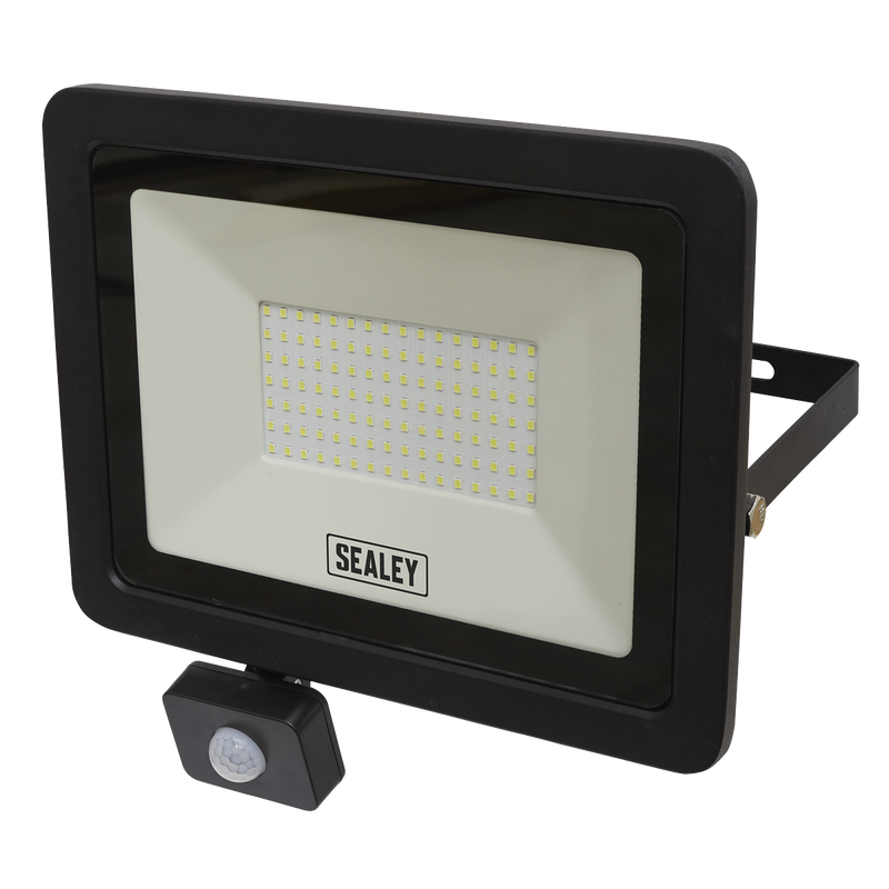 Sealey LED115PIR 100W SMD LED Extra Slim Floodlight with PIR Sensor