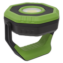 Sealey LED1400P 360‚Äö√†√∂‚àö√°¬¨¬®‚Äö√†√ª 14W COB LED Rechargeable Pocket Floodlight with Magnet - Green