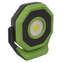 Sealey LED1400P 360‚Äö√†√∂‚àö√°¬¨¬®‚Äö√†√ª 14W COB LED Rechargeable Pocket Floodlight with Magnet - Green