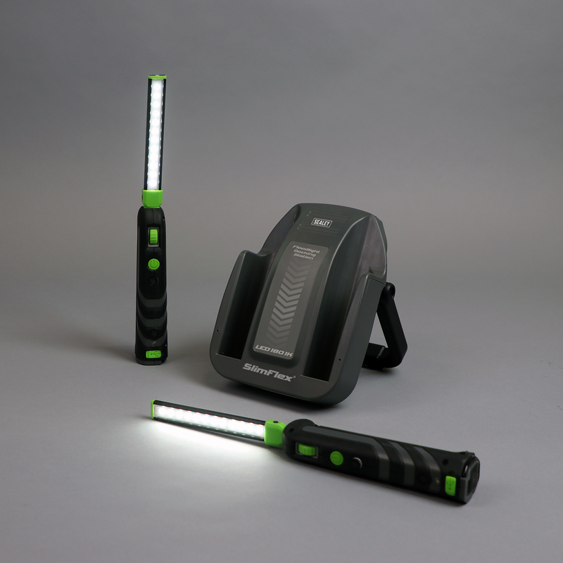 Sealey LED1801K Rechargeable Floodlight/Inspection Light Docking Station Kit