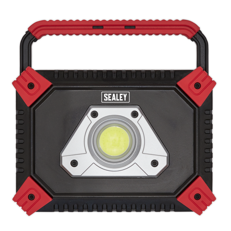 Sealey LED184 20W COB LED Rechargeable Portable Floodlight & Power Bank