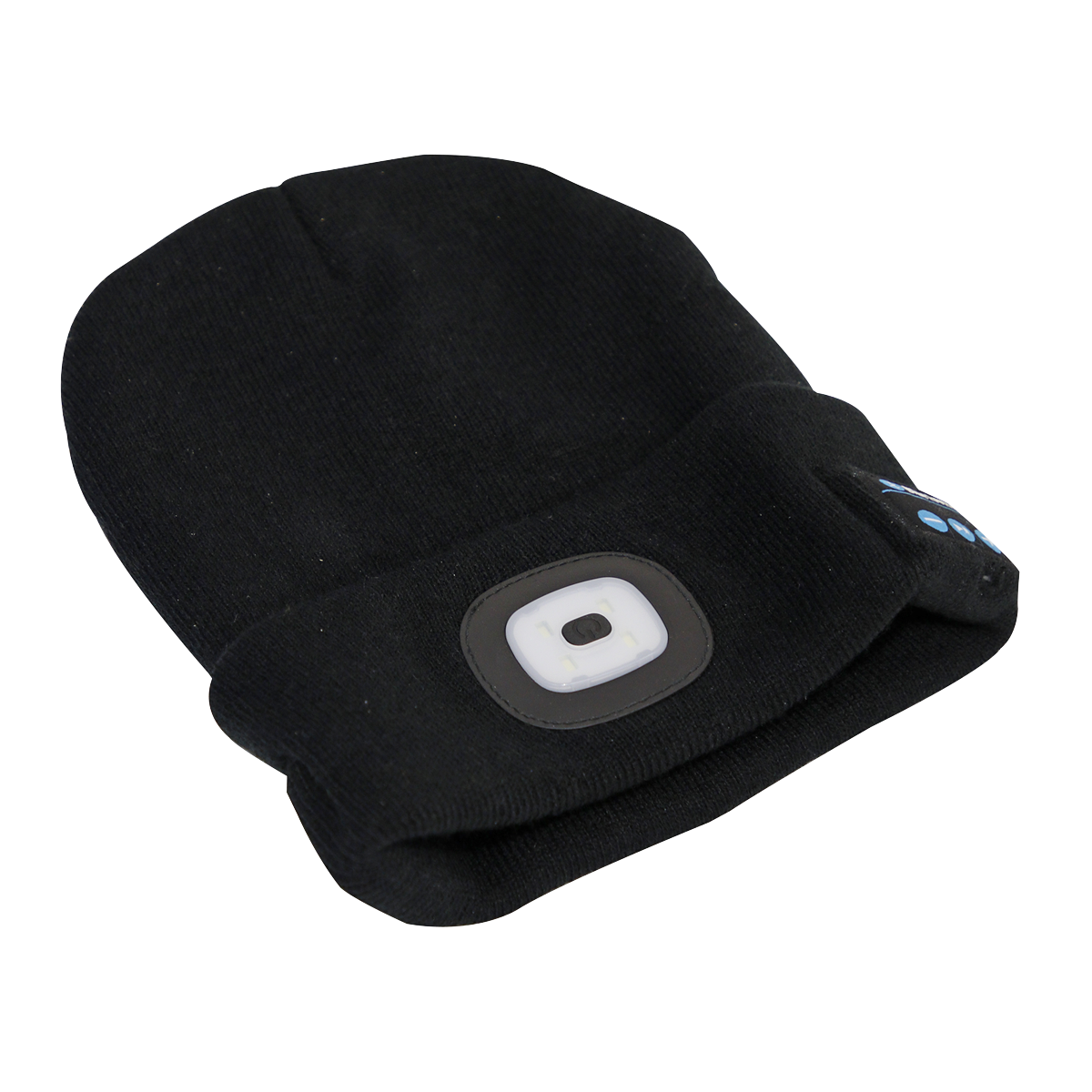 Sealey LED185W 4 SMD LED USB Rechargeable Beanie Hat with Wireless Headphones
