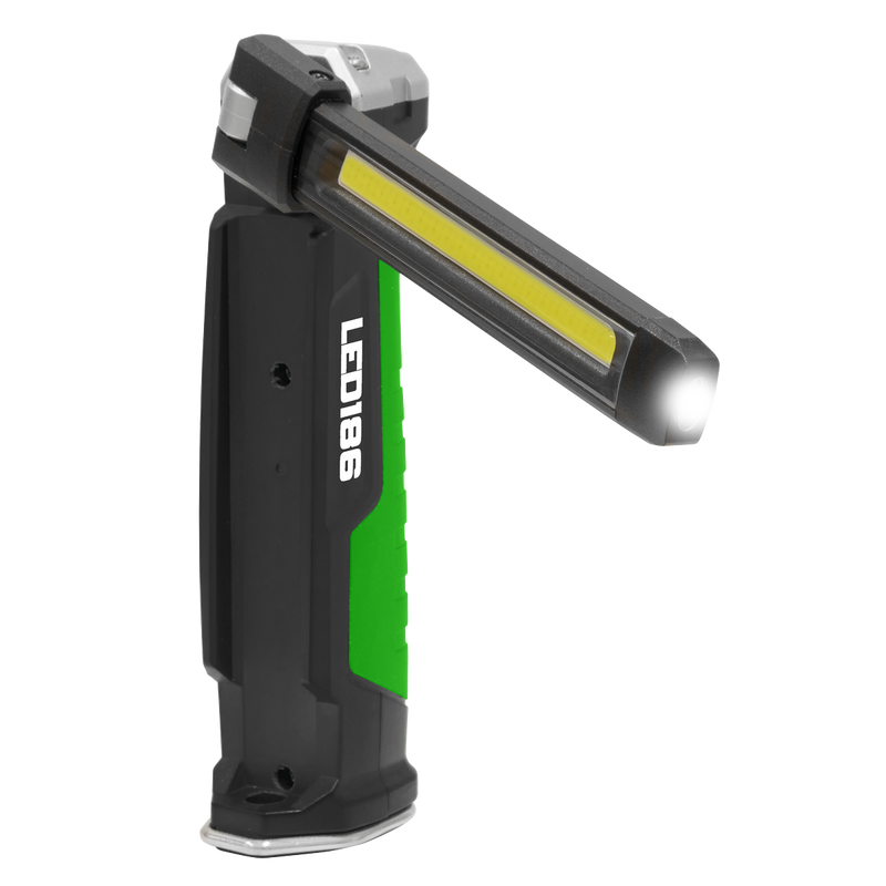Sealey LED186 6W COB & 1W SMD LED Rechargeable Slim Inspection Light