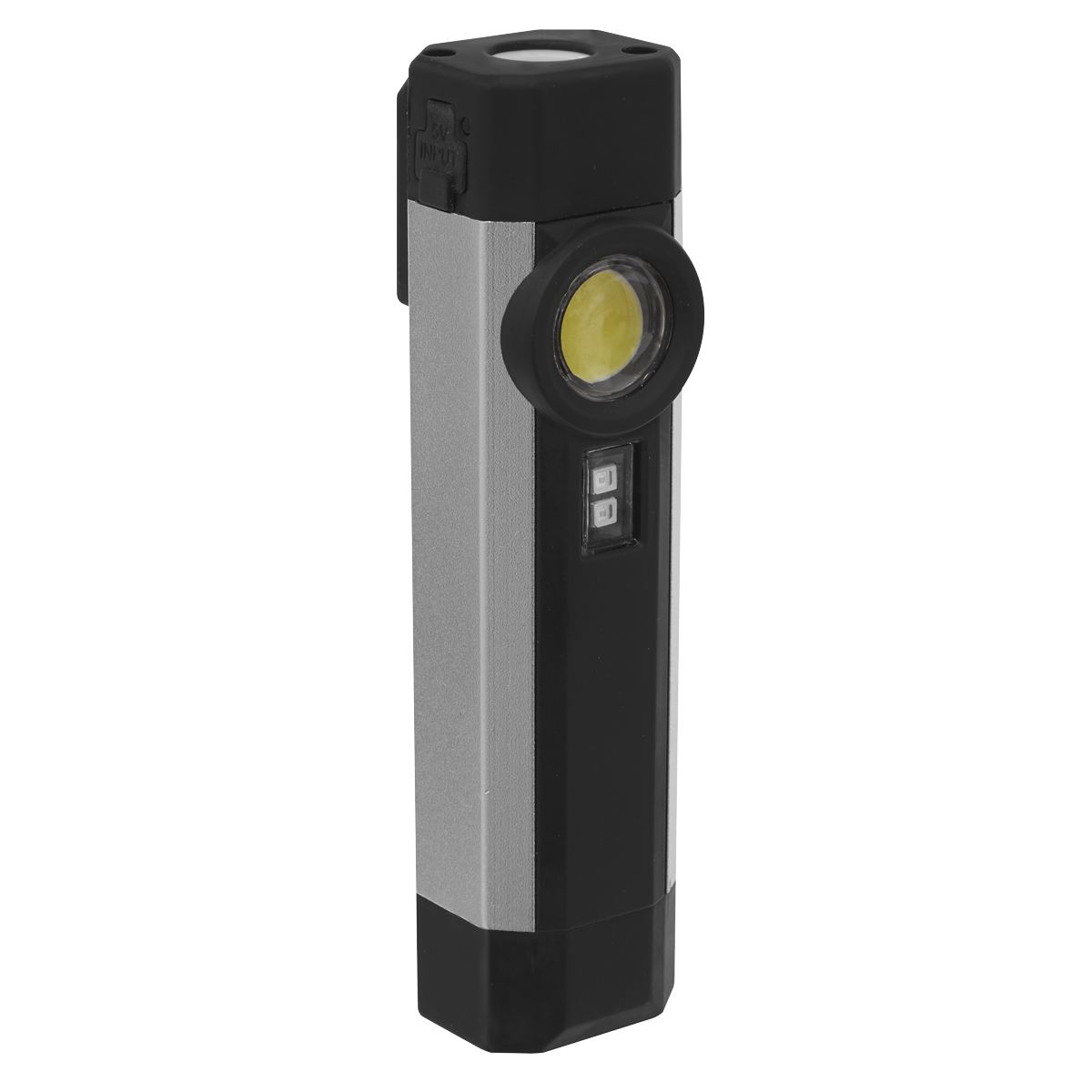 Sealey LED220UV 3W COB & 1 SMD LED Rechargeable Aluminium Pocket Light with UV