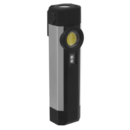 Sealey LED220UV 3W COB & 1 SMD LED Rechargeable Aluminium Pocket Light with UV