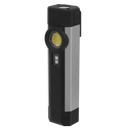 Sealey LED220UV 3W COB & 1 SMD LED Rechargeable Aluminium Pocket Light with UV