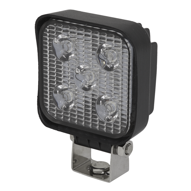 Sealey LED2S 15W SMD LED Mini Square Work Light with Mounting Bracket