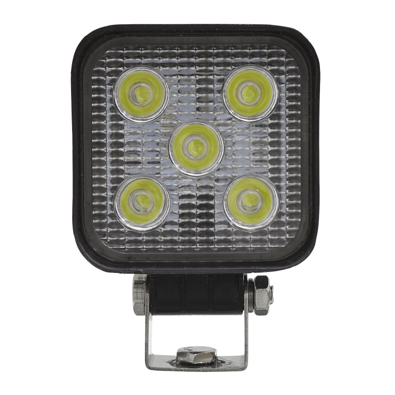 Sealey LED2S 15W SMD LED Mini Square Work Light with Mounting Bracket