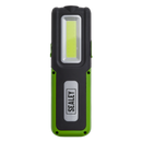 Sealey LED318G 5W COB & 3W SMD LED Rechargeable Inspection Light with Power Bank - Green