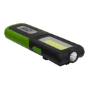 Sealey LED318G 5W COB & 3W SMD LED Rechargeable Inspection Light with Power Bank - Green