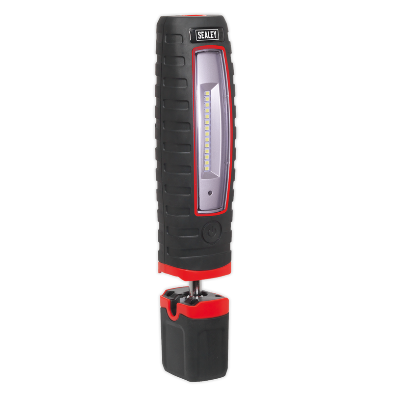 Sealey LED360R 360‚Äö√†√∂‚àö√°¬¨¬®‚Äö√†√ª 14 SMD LED & 3W SMD LED Red Lithium-ion Rechargeable Inspection Light