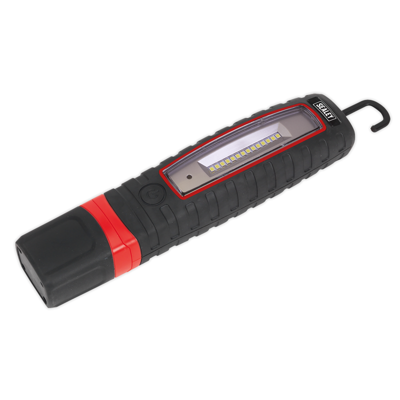 Sealey LED360 360‚Äö√†√∂‚àö√°¬¨¬®‚Äö√†√ª 14 SMD LED & 3W SMD LED Lithium-ion Rechargeable Inspection Light