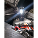 Sealey LED3601CF 360‚Äö√†√∂‚àö√°¬¨¬®‚Äö√†√ª 3W COB & 1W SMD LED Rechargeable Carbon Fibre Effect Inspection Light