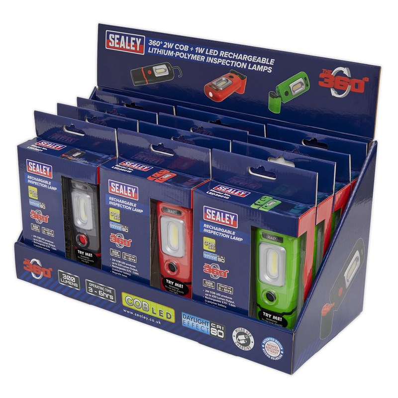 Sealey LED3601COMBO LED3601 Series - Display Box of 12