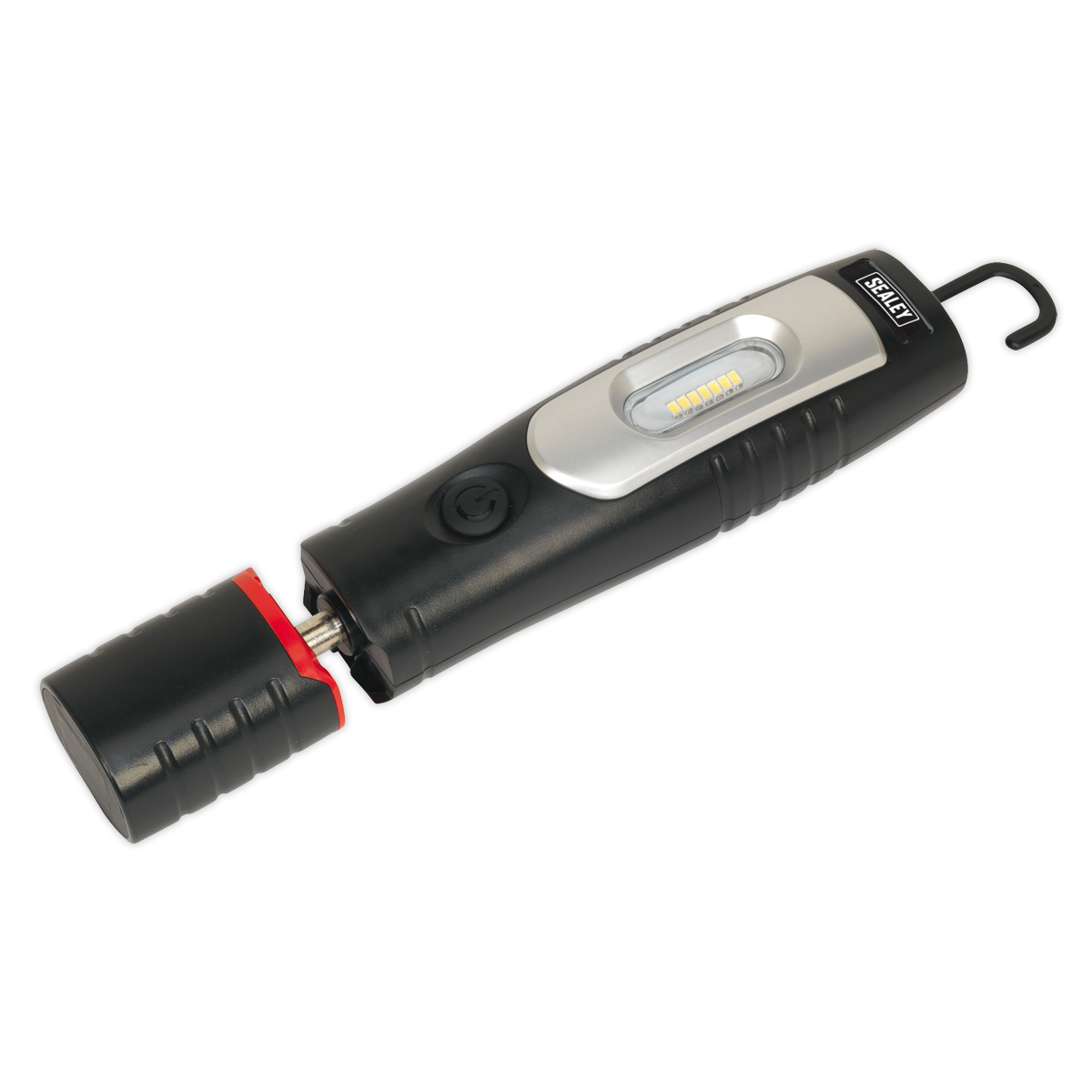 Sealey LED3602 360‚Äö√Ñ√∂‚àö‚Ä†‚àö‚àÇ‚Äö√†√∂‚àö¬∞¬¨¬®¬¨¬Æ‚Äö√Ñ√∂‚àö‚Ä†‚àö¬™ 7 SMD LED & 3W SMD LED Rechargeable Lithium-ion Inspection Light