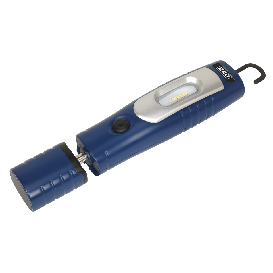 Sealey LED3602B 360‚Äö√Ñ√∂‚àö‚Ä†‚àö‚àÇ‚Äö√†√∂‚àö¬∞¬¨¬®¬¨¬Æ‚Äö√Ñ√∂‚àö‚Ä†‚àö¬™ 7 SMD & 3W SMD LED Rechargeable Lithium-ion Inspection Light