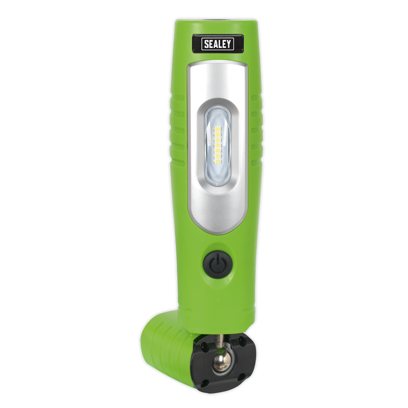 Sealey LED3602G 360‚Äö√†√∂‚àö√°¬¨¬®‚Äö√†√ª 7 SMD & 3W SMD LED Rechargeable Inspection Light