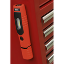 Sealey LED3602R 360‚Äö√†√∂‚àö√°¬¨¬®‚Äö√†√ª 7 SMD & 3W SMD LED Rechargeable Lithium-ion Inspection Light