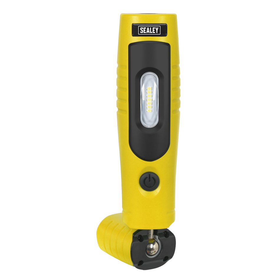 Sealey LED3602Y 360‚Äö√Ñ√∂‚àö‚Ä†‚àö‚àÇ‚Äö√†√∂‚àö¬∞¬¨¬®¬¨¬Æ‚Äö√Ñ√∂‚àö‚Ä†‚àö¬™ 7 SMD & 3W SMD LED Rechargeable Inspection Light
