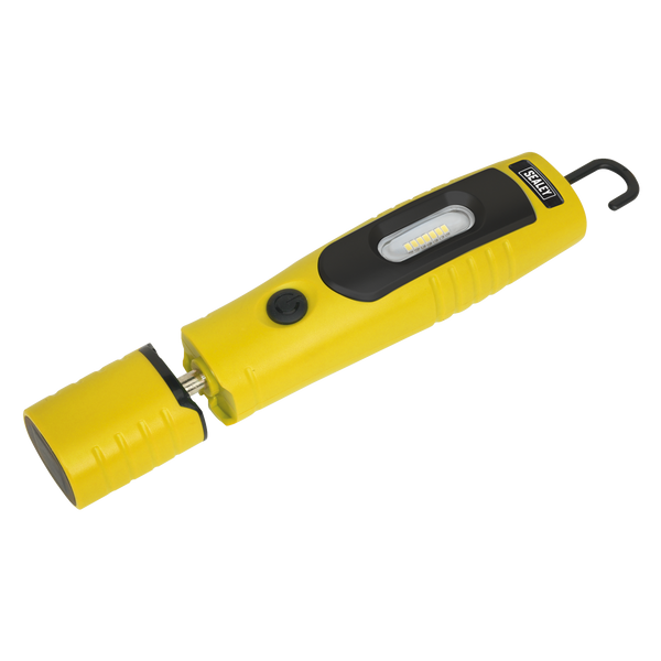 Sealey LED3602Y 360‚Äö√†√∂‚àö√°¬¨¬®‚Äö√†√ª 7 SMD & 3W SMD LED Rechargeable Inspection Light