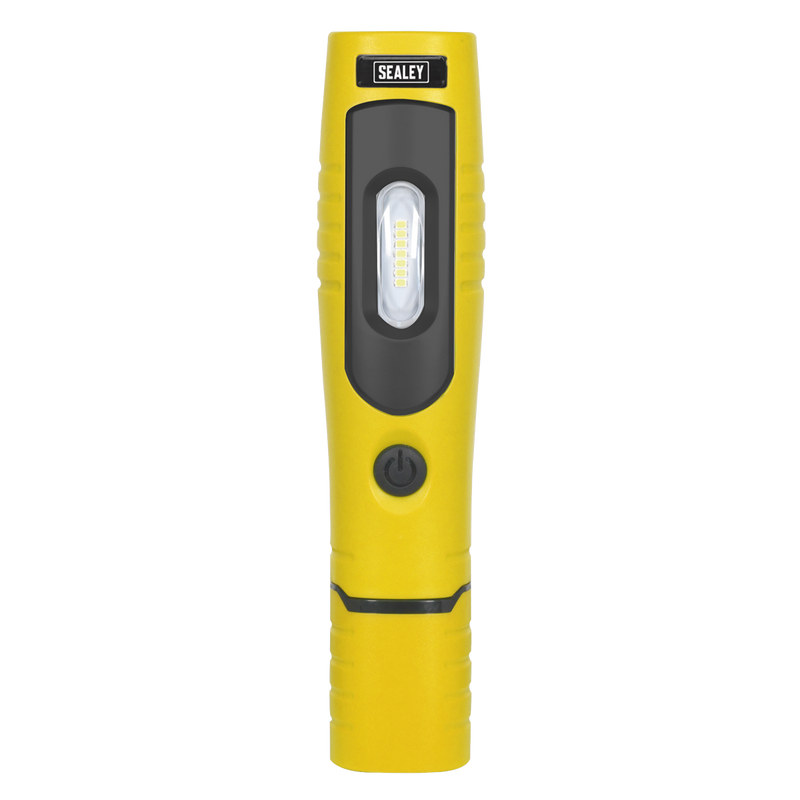 Sealey LED3602Y 360‚Äö√†√∂‚àö√°¬¨¬®‚Äö√†√ª 7 SMD & 3W SMD LED Rechargeable Inspection Light