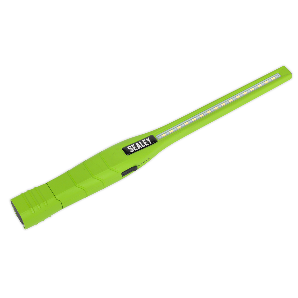 Sealey LED3604G 360‚Äö√Ñ√∂‚àö‚Ä†‚àö‚àÇ‚Äö√†√∂‚àö¬∞¬¨¬®¬¨¬Æ‚Äö√Ñ√∂‚àö‚Ä†‚àö¬™ 16 SMD & 1W SMD LED Rechargeable Inspection Light - Green