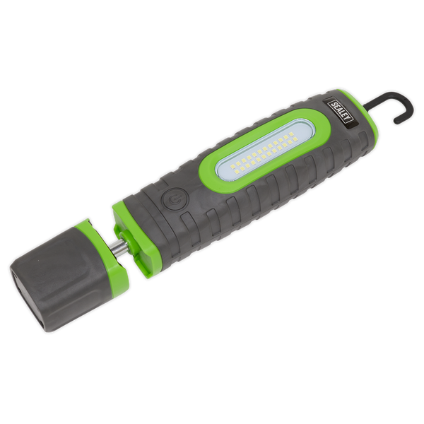 Sealey LED3606G 360‚Äö√†√∂‚àö√°¬¨¬®‚Äö√†√ª 24 SMD & 3W SMD LED Rechargeable Inspection Light - Green