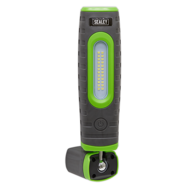 Sealey LED3606G 360‚Äö√†√∂‚àö√°¬¨¬®‚Äö√†√ª 24 SMD & 3W SMD LED Rechargeable Inspection Light - Green