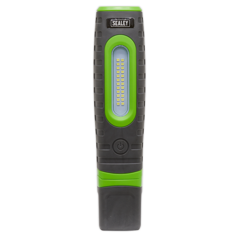 Sealey LED3606G 360‚Äö√†√∂‚àö√°¬¨¬®‚Äö√†√ª 24 SMD & 3W SMD LED Rechargeable Inspection Light - Green