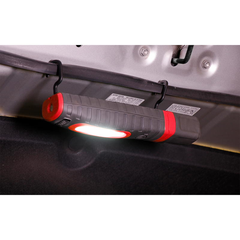 Sealey LED3606R 360‚Äö√†√∂‚àö√°¬¨¬®‚Äö√†√ª 24 SMD & 3W SMD LED Rechargeable Inspection Light - Red