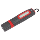 Sealey LED3606R 360‚Äö√†√∂‚àö√°¬¨¬®‚Äö√†√ª 24 SMD & 3W SMD LED Rechargeable Inspection Light - Red