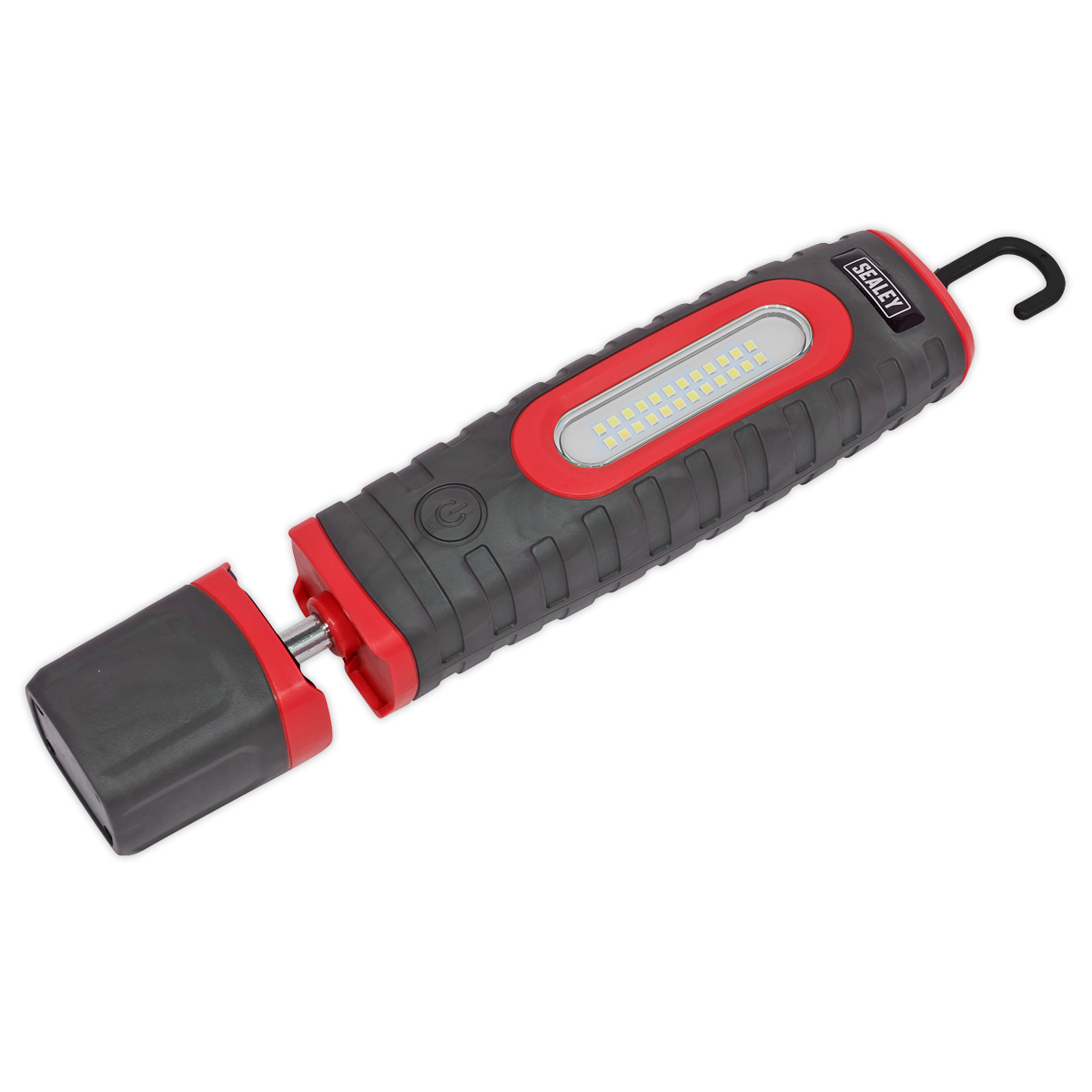 Sealey LED3606R 360‚Äö√Ñ√∂‚àö‚Ä†‚àö‚àÇ‚Äö√†√∂‚àö¬∞¬¨¬®¬¨¬Æ‚Äö√Ñ√∂‚àö‚Ä†‚àö¬™ 24 SMD & 3W SMD LED Rechargeable Inspection Light - Red