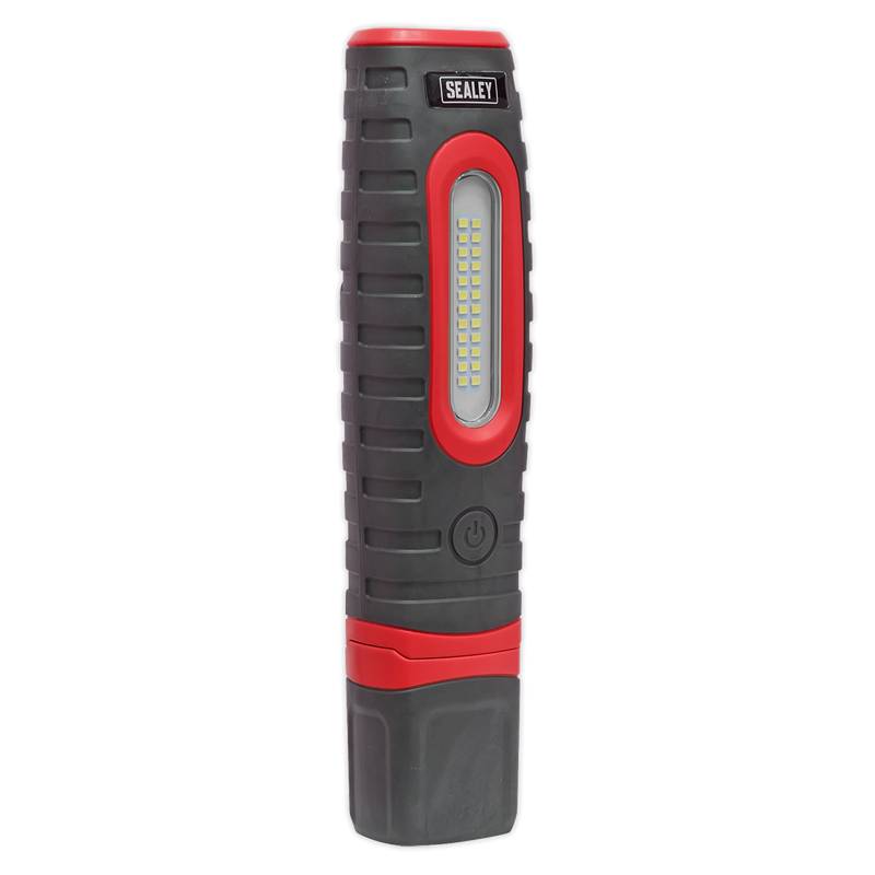 Sealey LED3606R 360‚Äö√†√∂‚àö√°¬¨¬®‚Äö√†√ª 24 SMD & 3W SMD LED Rechargeable Inspection Light - Red