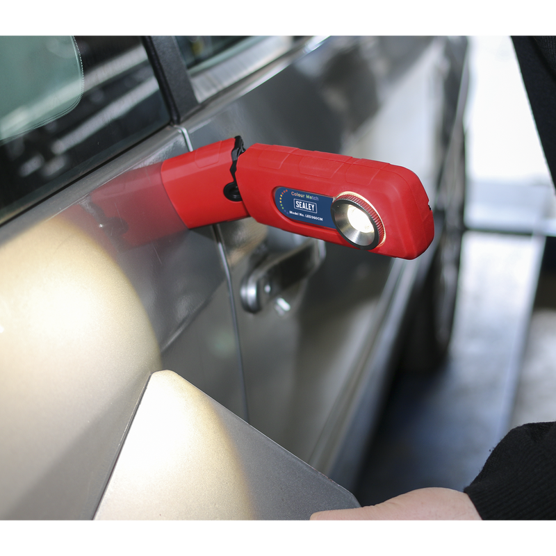 Sealey LED360CM 360‚Äö√†√∂‚àö√°¬¨¬®‚Äö√†√ª Rechargeable Inspection Light 5W COB LED Colour Match CRI 96 - 3-Colour