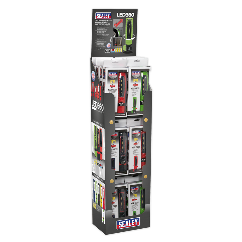 Sealey LED360COMBO2 LED360 Series - Display Box of 24