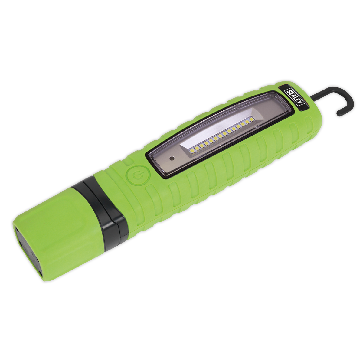 Sealey LED360G 360‚Äö√Ñ√∂‚àö‚Ä†‚àö‚àÇ‚Äö√†√∂‚àö¬∞¬¨¬®¬¨¬Æ‚Äö√Ñ√∂‚àö‚Ä†‚àö¬™ 14 SMD LED & 3W SMD LED Hi-Vis Green Rechargeable Inspection Light