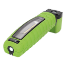 Sealey LED360G 360‚Äö√†√∂‚àö√°¬¨¬®‚Äö√†√ª 14 SMD LED & 3W SMD LED Hi-Vis Green Rechargeable Inspection Light