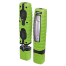 Sealey LED360G 360‚Äö√†√∂‚àö√°¬¨¬®‚Äö√†√ª 14 SMD LED & 3W SMD LED Hi-Vis Green Rechargeable Inspection Light