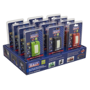 Sealey LED360HTDB 2W COB LED Rechargeable Head Torch with Auto-Sensor - Display Box of 12