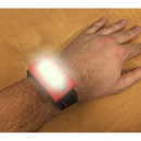 Sealey LED360HTR 2W COB LED Rechargeable Head Torch with Auto-Sensor - Red