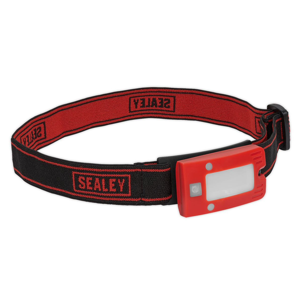 Sealey LED360HTR 2W COB LED Rechargeable Head Torch with Auto-Sensor - Red