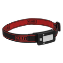 Sealey LED360HT 2W COB LED Rechargeable Head Torch with Auto-Sensor - Black