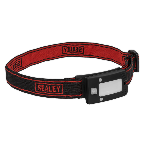 Sealey LED360HT 2W COB LED Rechargeable Head Torch with Auto-Sensor - Black