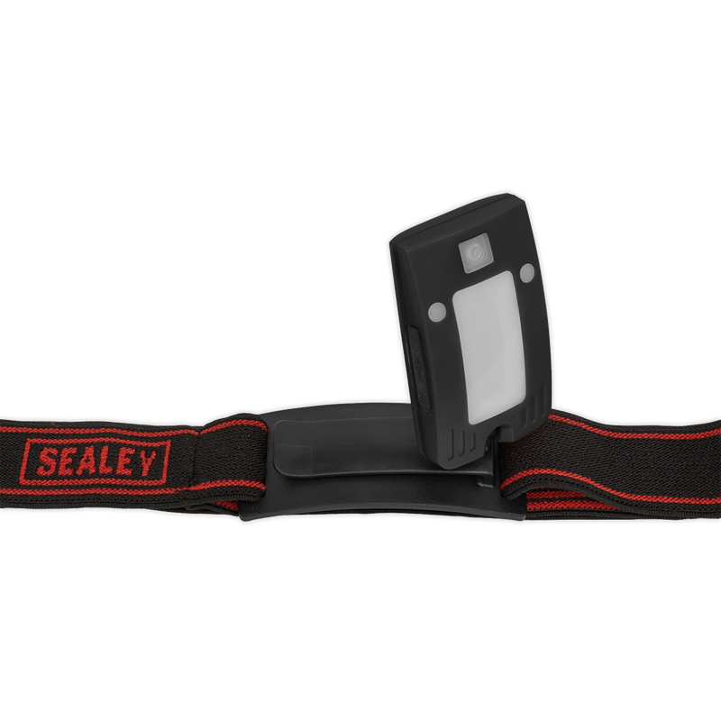 Sealey LED360HT 2W COB LED Rechargeable Head Torch with Auto-Sensor - Black