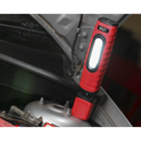 Sealey LED360PLUSR 360‚Äö√†√∂‚àö√°¬¨¬®‚Äö√†√ª 16 SMD & 3W SMD LED Rechargeable Inspection Light - Red