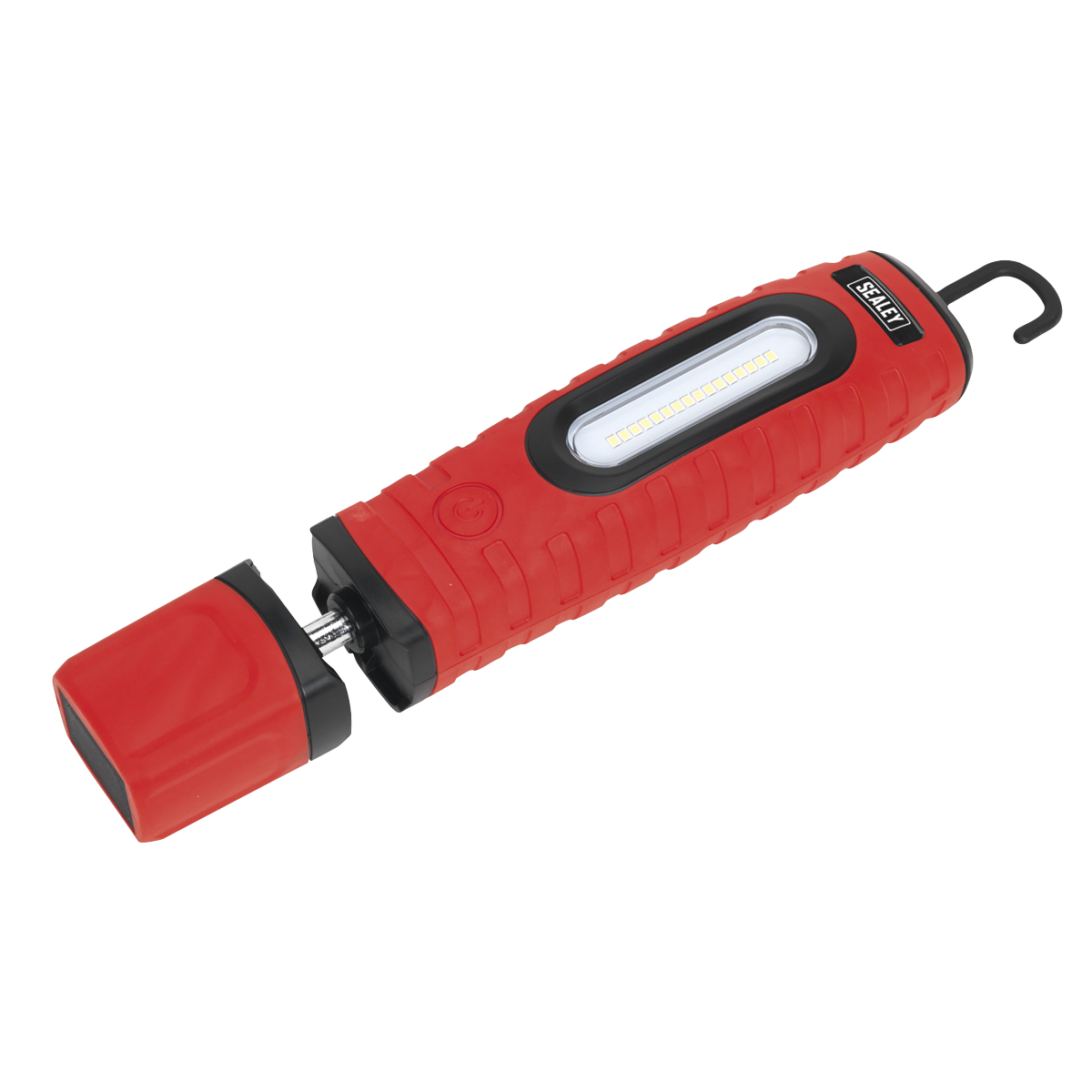 Sealey LED360PLUSR 360‚Äö√Ñ√∂‚àö‚Ä†‚àö‚àÇ‚Äö√†√∂‚àö¬∞¬¨¬®¬¨¬Æ‚Äö√Ñ√∂‚àö‚Ä†‚àö¬™ 16 SMD & 3W SMD LED Rechargeable Inspection Light - Red