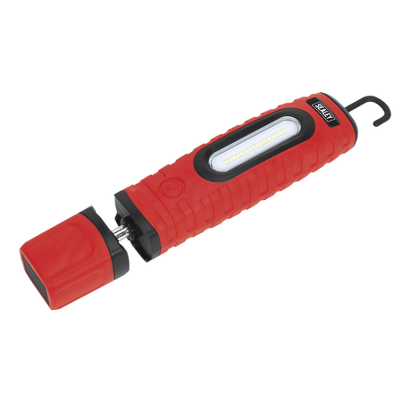 Sealey LED360PLUSR 360‚Äö√Ñ√∂‚àö‚Ä†‚àö‚àÇ‚Äö√†√∂‚àö¬∞¬¨¬®¬¨¬Æ‚Äö√Ñ√∂‚àö‚Ä†‚àö¬™ 16 SMD & 3W SMD LED Rechargeable Inspection Light - Red