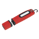Sealey LED360PLUSR 360‚Äö√†√∂‚àö√°¬¨¬®‚Äö√†√ª 16 SMD & 3W SMD LED Rechargeable Inspection Light - Red