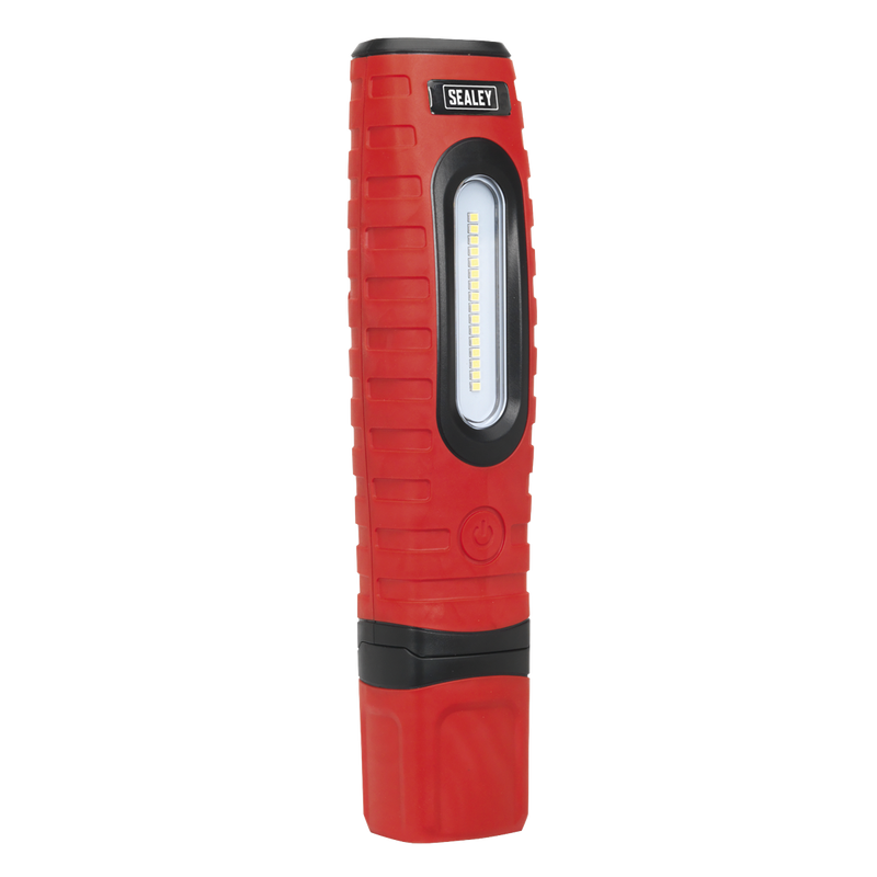 Sealey LED360PLUSR 360‚Äö√†√∂‚àö√°¬¨¬®‚Äö√†√ª 16 SMD & 3W SMD LED Rechargeable Inspection Light - Red